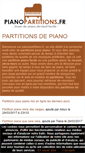 Mobile Screenshot of pianopartitions.fr