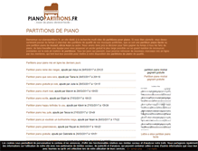 Tablet Screenshot of pianopartitions.fr